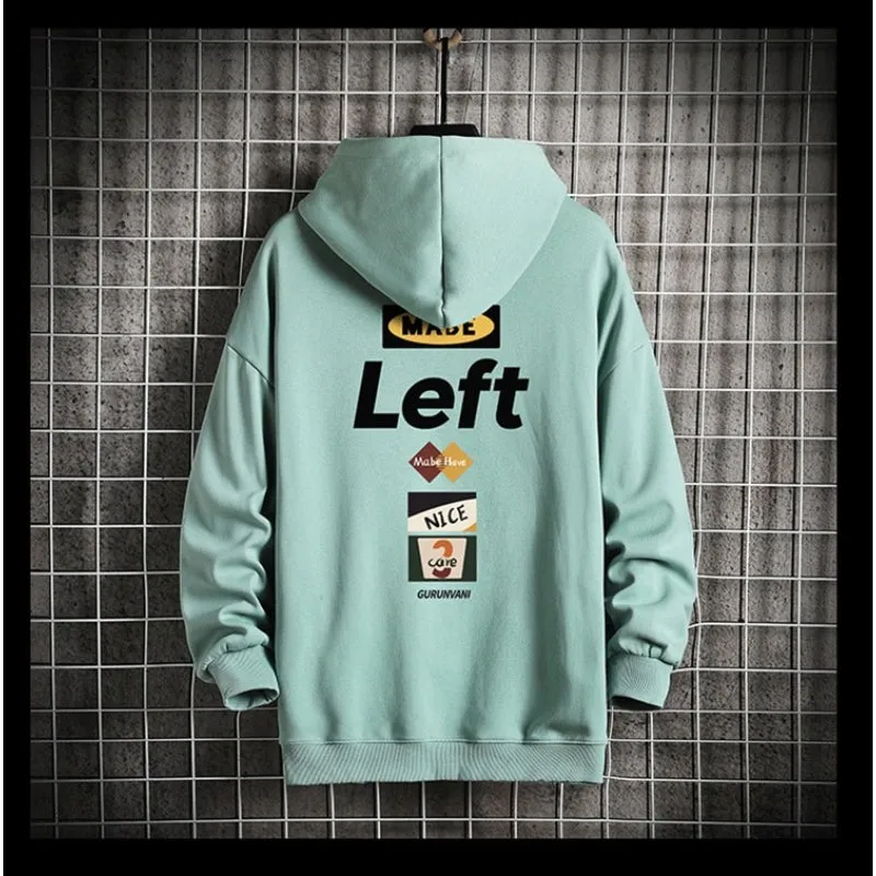 Casual Printed Men Hoodie