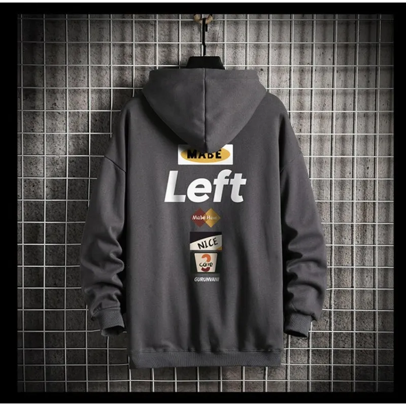 Casual Printed Men Hoodie
