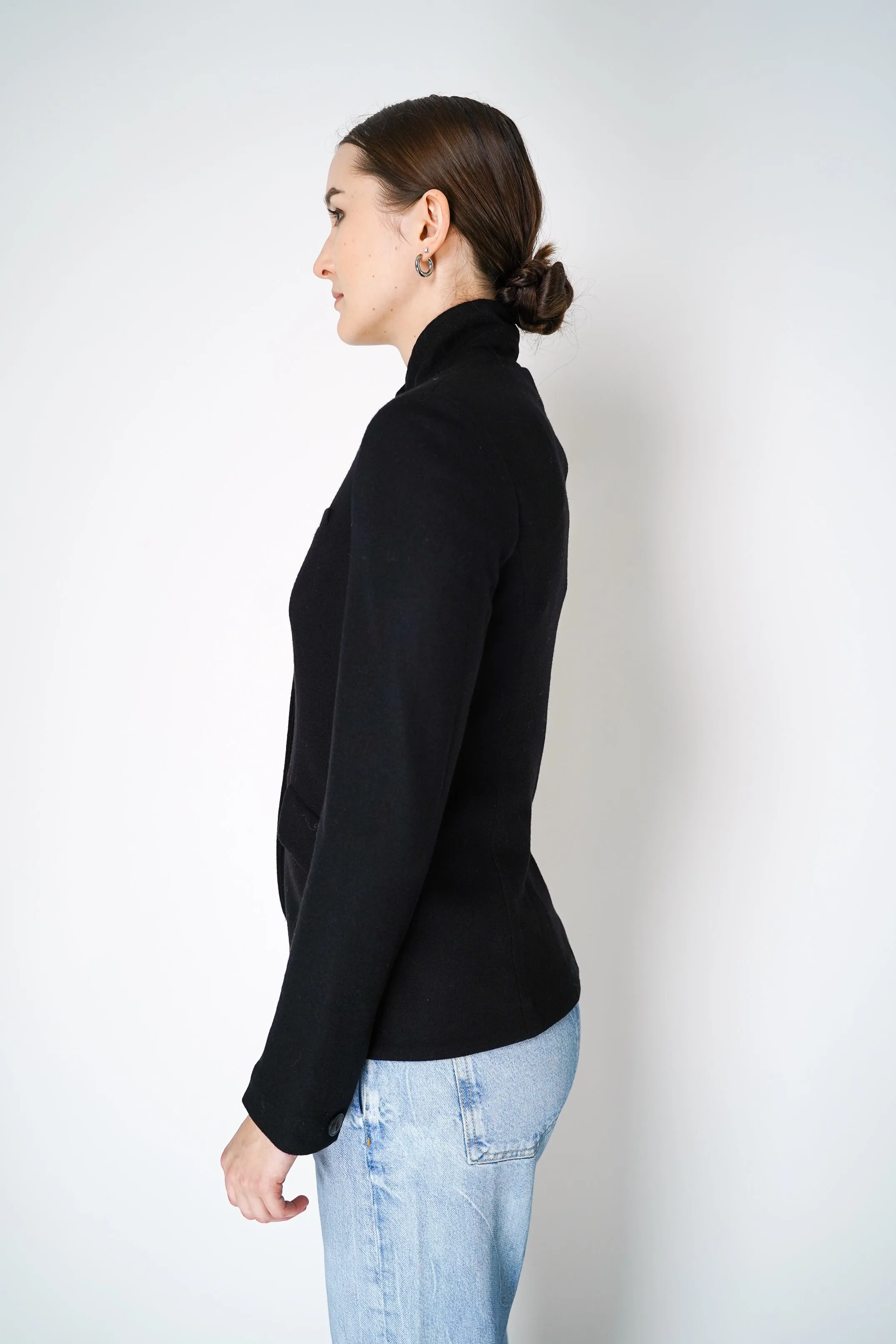 Rag & Bone Slade Tailored Wool Blazer Jacket in Black