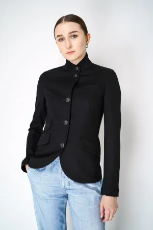 Rag & Bone Slade Tailored Wool Blazer Jacket in Black