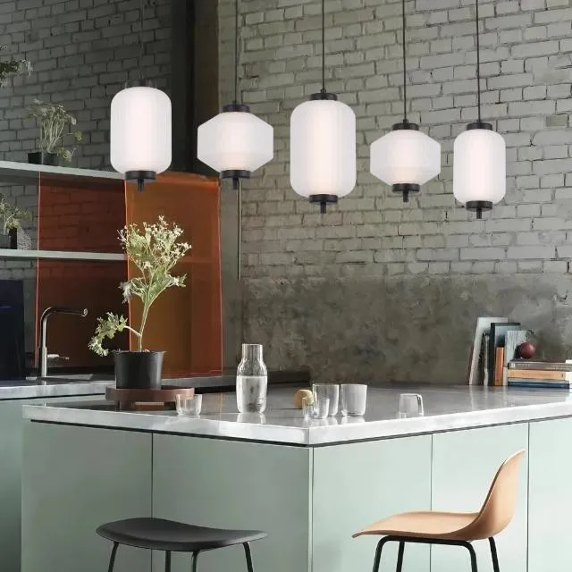 Telbix Torso 5 Light Bar Pendant LED Black