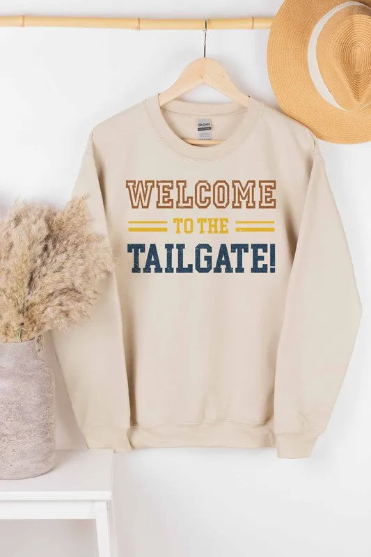 WELCOME TO THE TAILGATE SWEATSHIRT PLUS SIZE