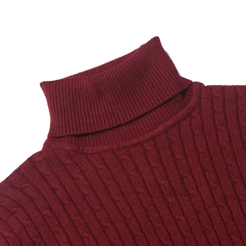 Winter Men Pullover Top Turtleneck Long Sleeve (NOTE: Asian XL = EU M)!!