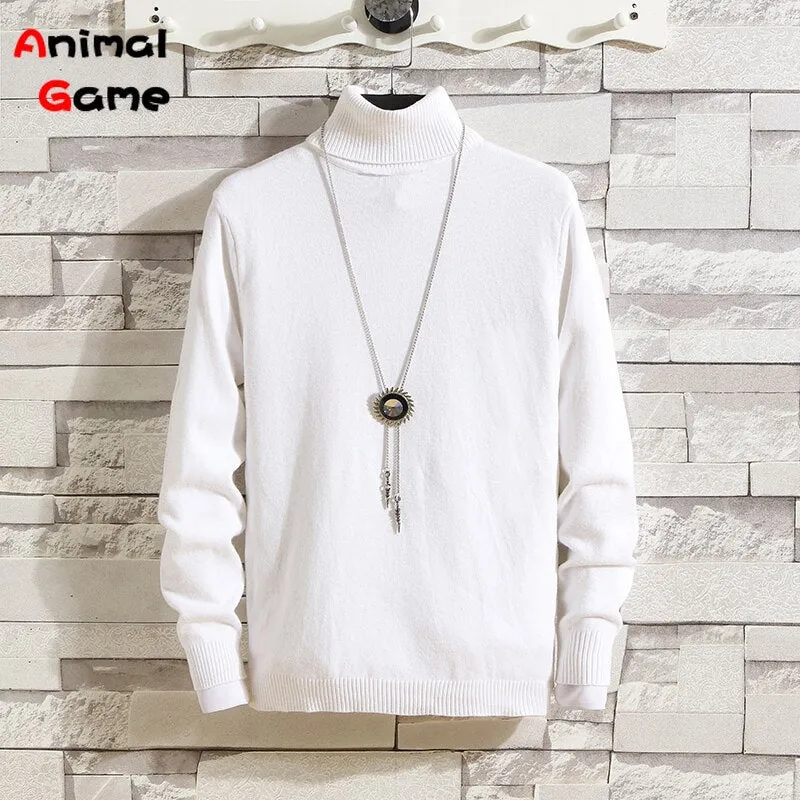 Winter Men Pullover Top Turtleneck Long Sleeve (NOTE: Asian XL = EU M)!!