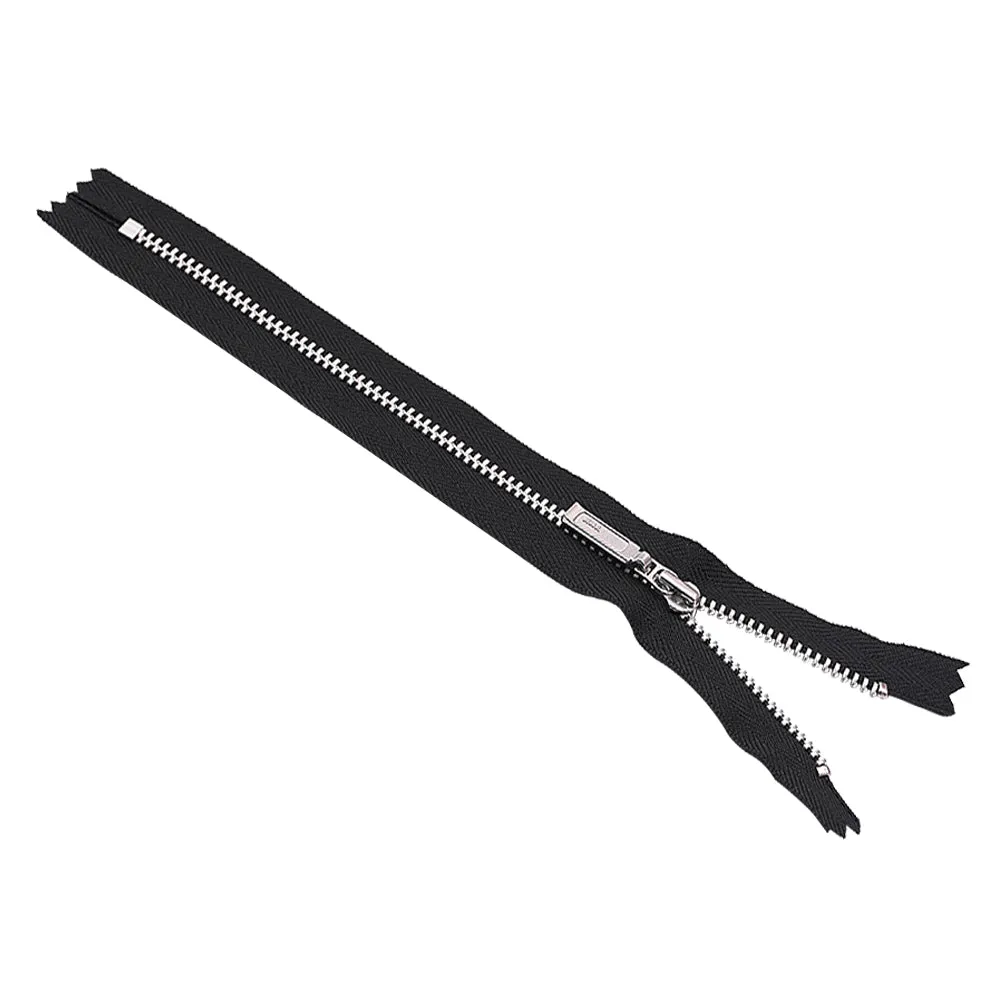 YKK- #3 Classic Silver Closed-End YKK Metal Zipper