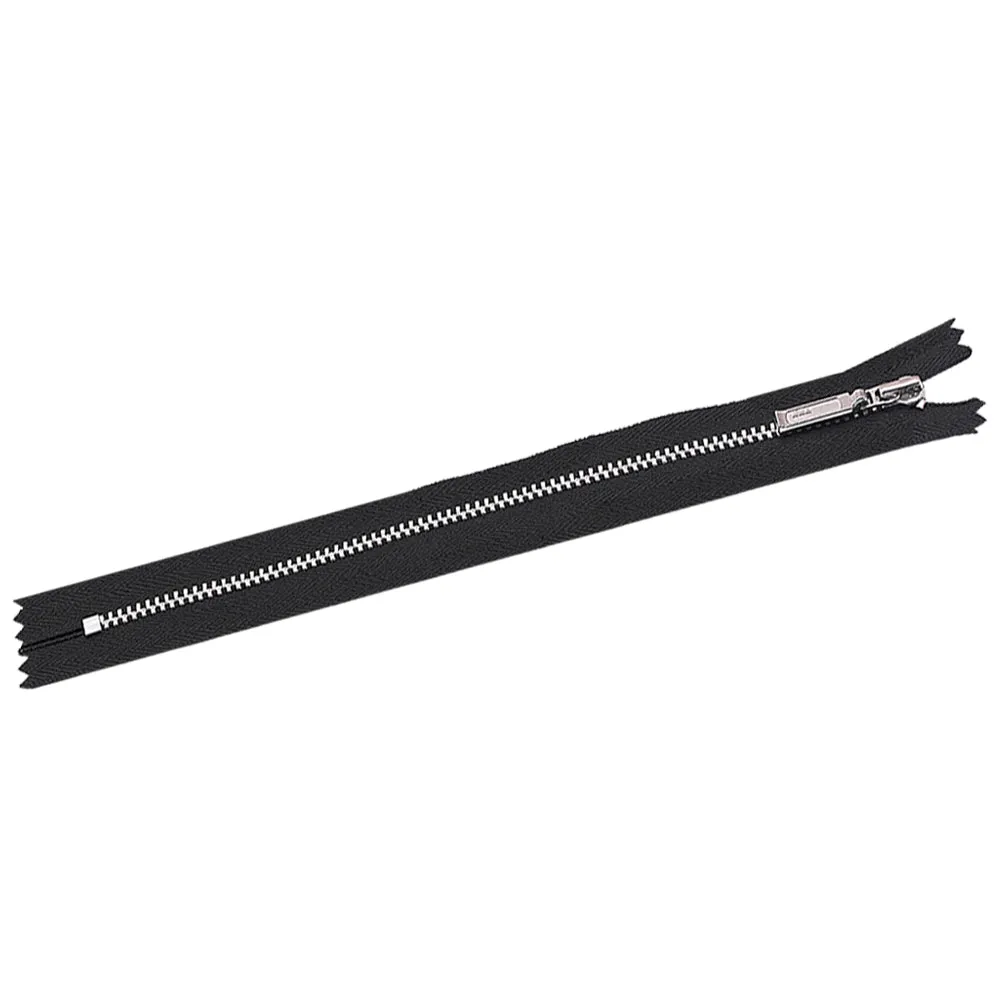YKK- #3 Classic Silver Closed-End YKK Metal Zipper